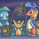 Pokemon Halloween Drawing